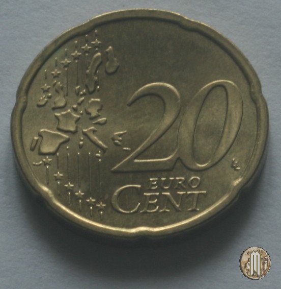 20 centesimi di Euro 2002 (Madrid)