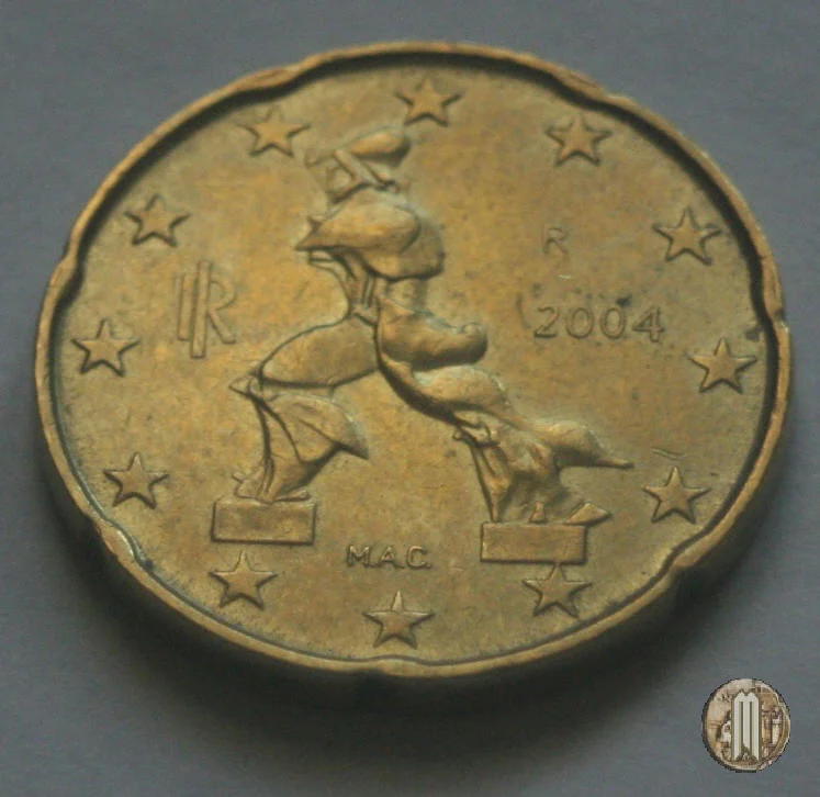 20 centesimi di Euro 2004 (Roma)