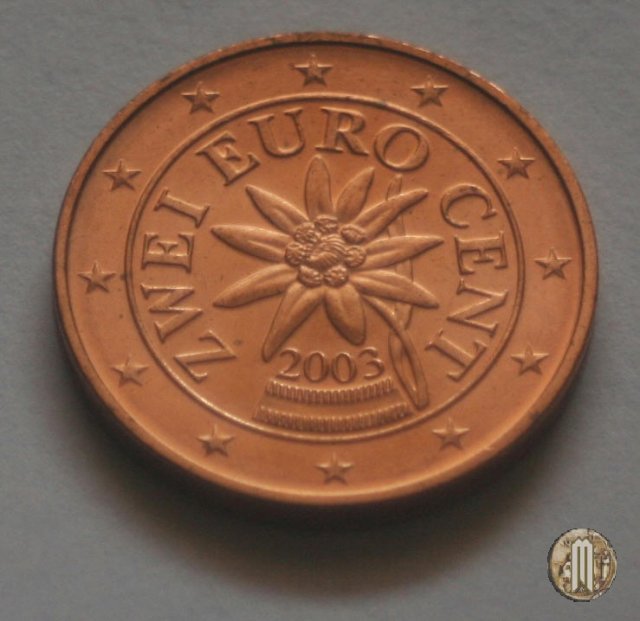 2 centesimi di Euro 2003 (Vienna)