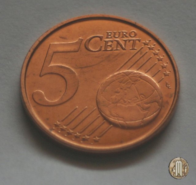 5 centesimi di Euro 2004 (Bruxelles)