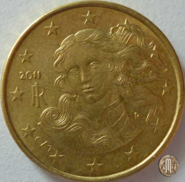 10 centesimi di Euro 2011 (Roma)