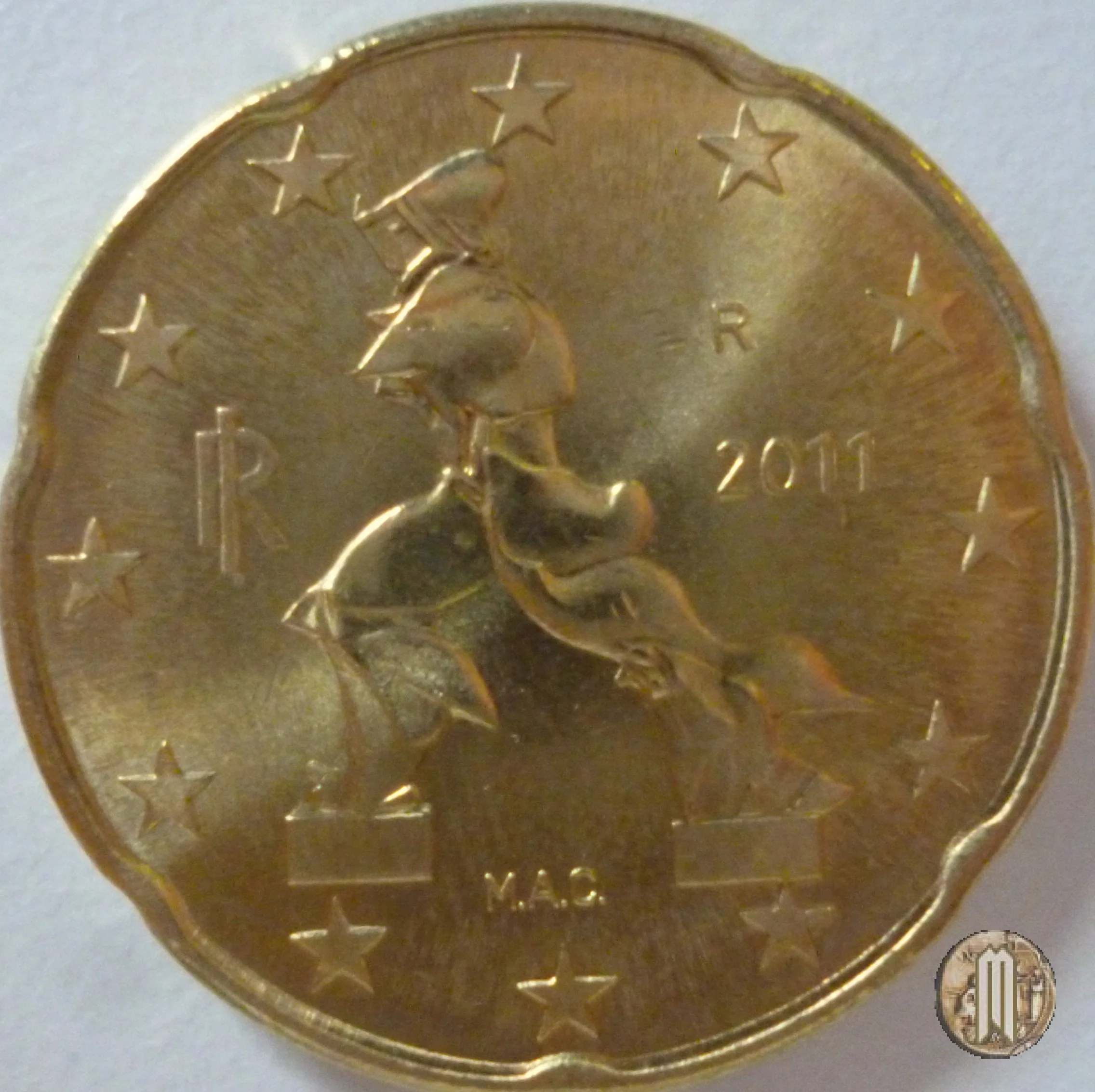20 centesimi di Euro 2011 (Roma)
