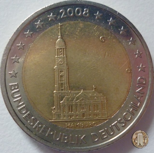 2 Euro 2008 Hamburg: St. Michaeliskirche 2008 (Karlsruhe)