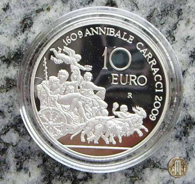 10 Euro 2009 400&deg; Ann. scom. Annibale Carracci 2009 (Roma)