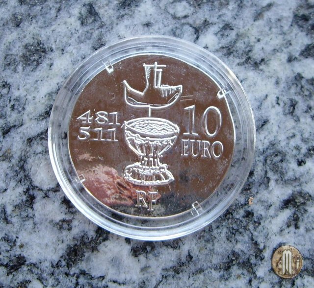 10 Euro 2011 1500 anni di storia francese - Clovis 2011 (Parigi)