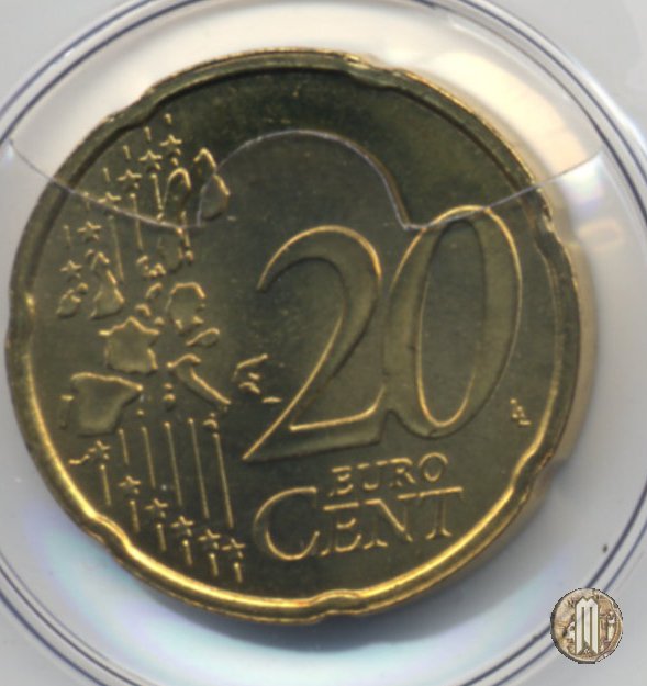 20 centesimi di Euro 1999 (Parigi)