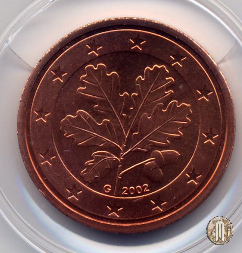 2 centesimi di Euro 2002 (Karlsruhe)