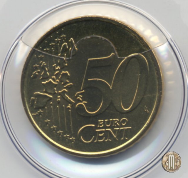 50 centesimi di Euro 2001 (Parigi)