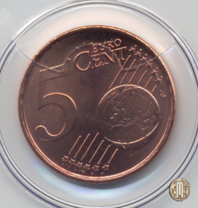 5 centesimi di Euro 2001 (Parigi)