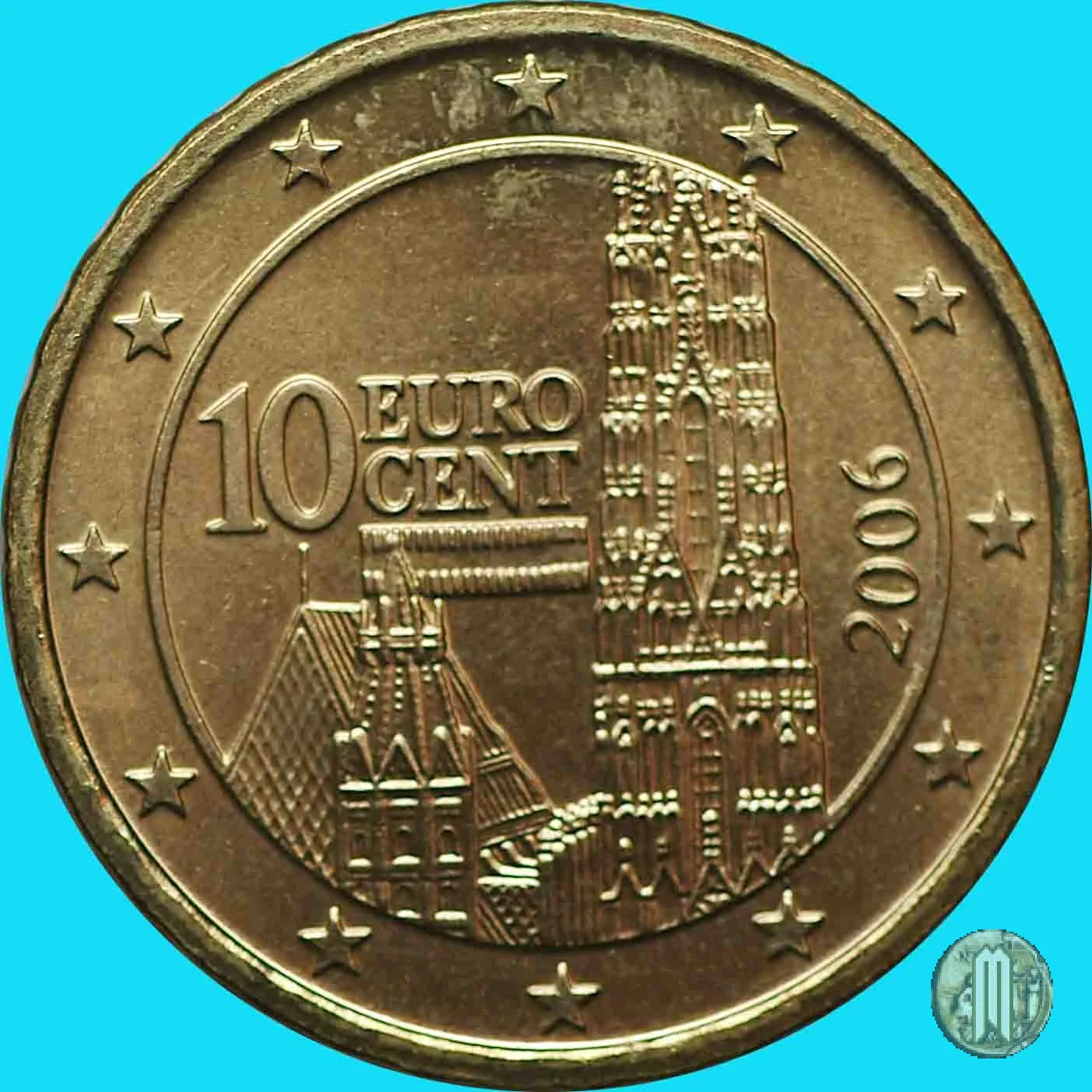 10 centesimi di Euro 2006 (Vienna)