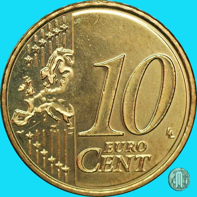 10 centesimi di Euro 2007 (Utrecht)