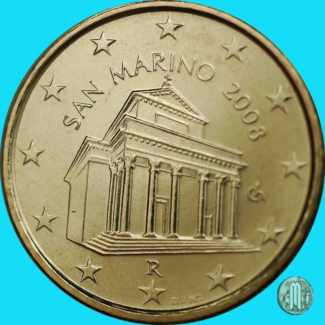 10 centesimi di Euro 2008 (Roma)