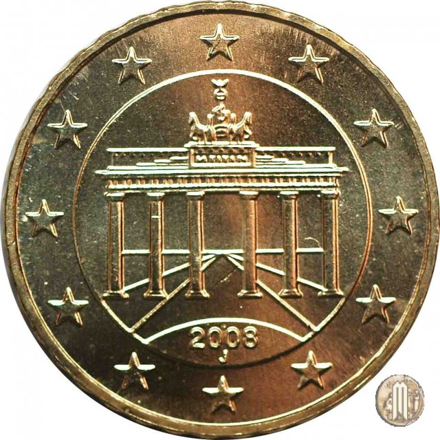 10 centesimi di Euro 2008 (Amburgo)