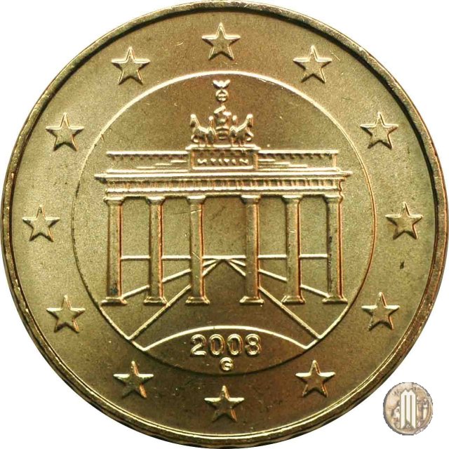 10 centesimi di Euro 2008 (Karlsruhe)