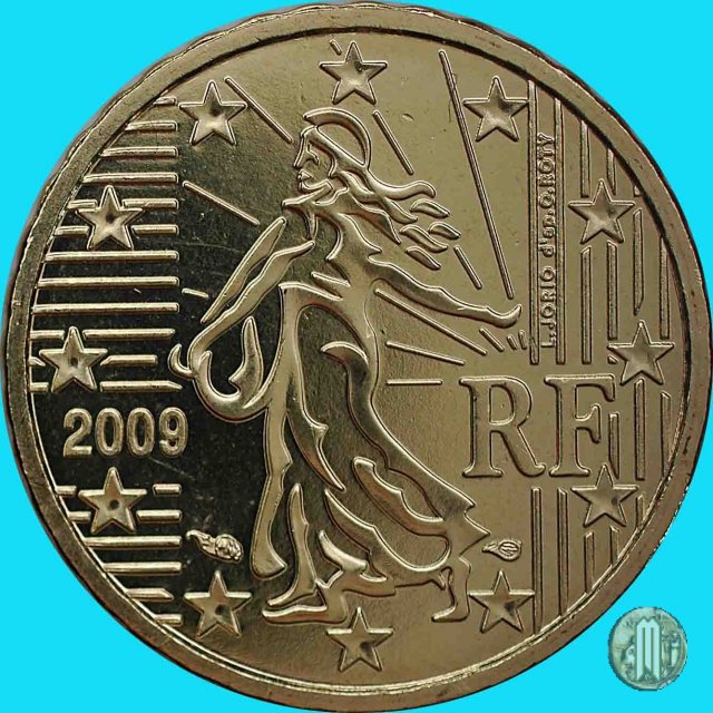 10 centesimi di Euro 2009 (Parigi)