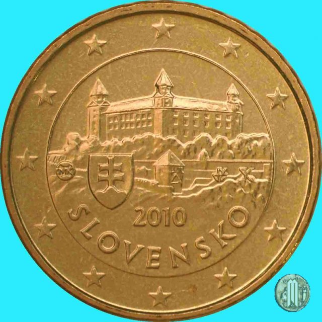 10 centesimi di Euro 2010 (Kremnica)