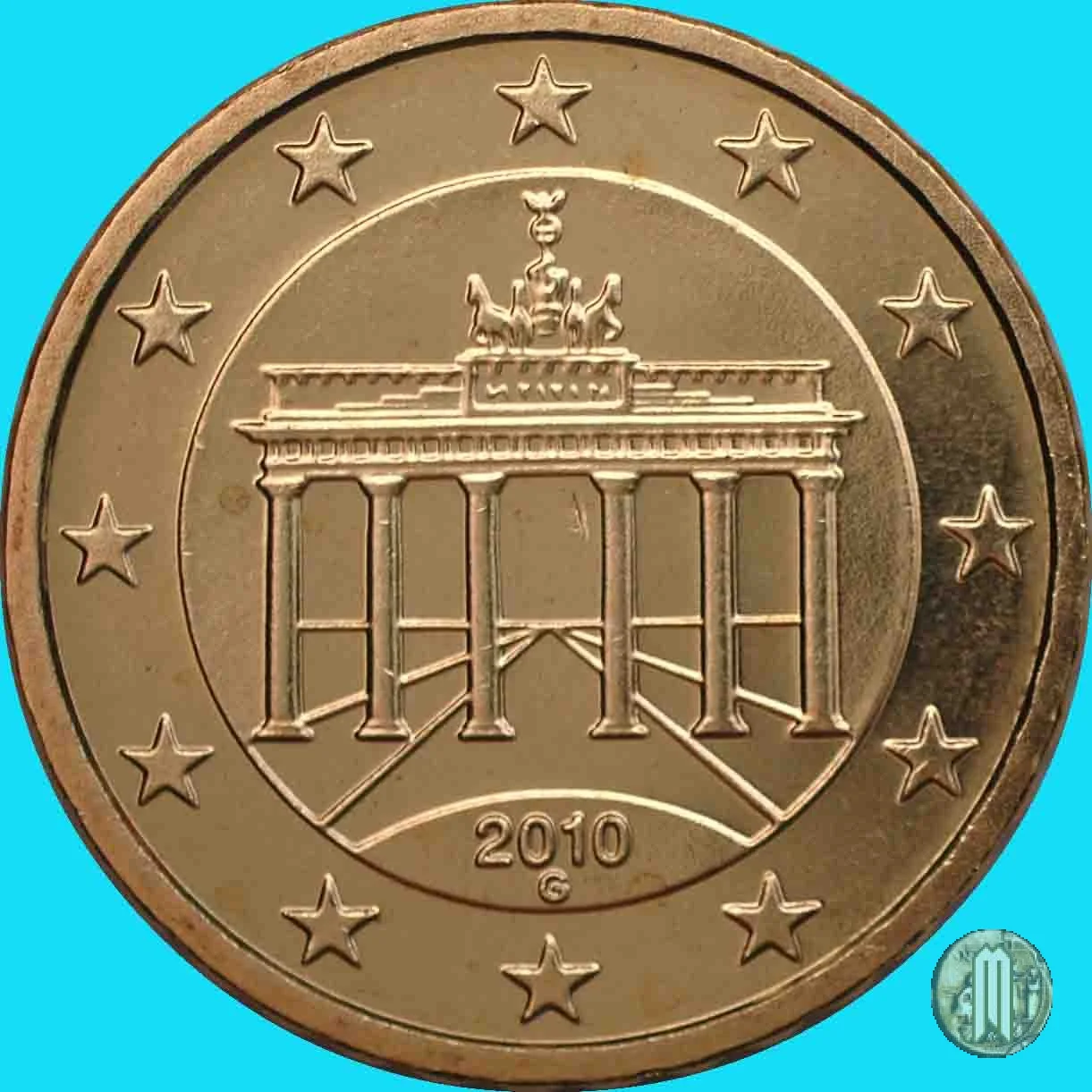 10 centesimi di Euro 2010 (Karlsruhe)