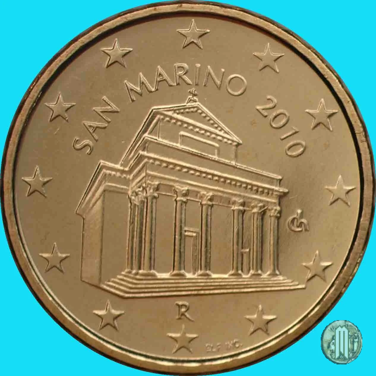 10 centesimi di Euro 2010 (Roma)