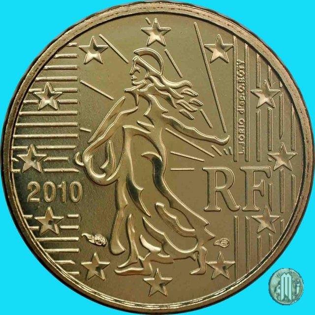 10 centesimi di Euro 2010 (Parigi)