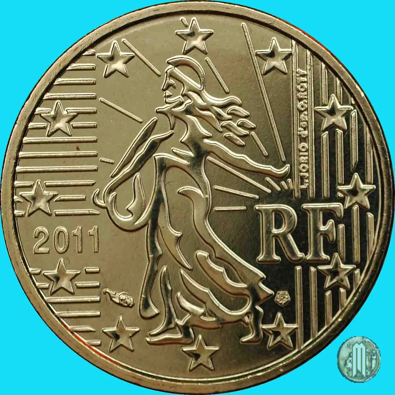 10 centesimi di Euro 2011 (Parigi)