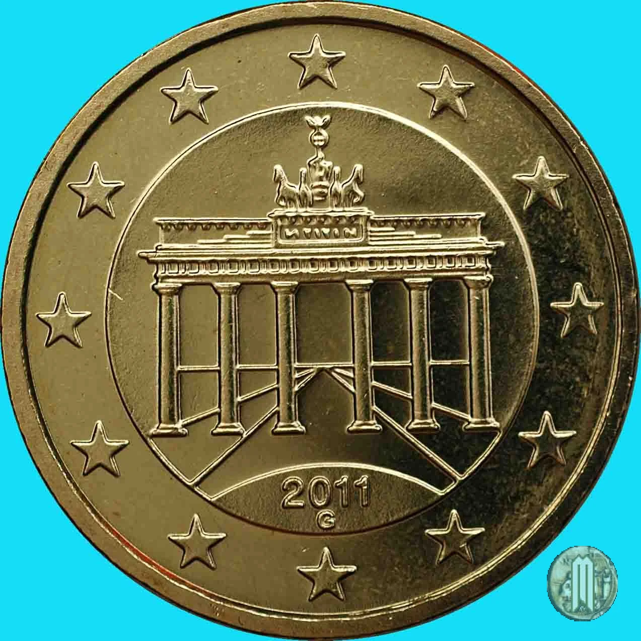 10 centesimi di Euro 2011 (Karlsruhe)