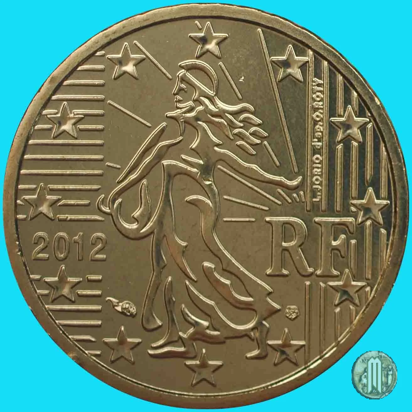 10 centesimi di Euro 2012 (Parigi)