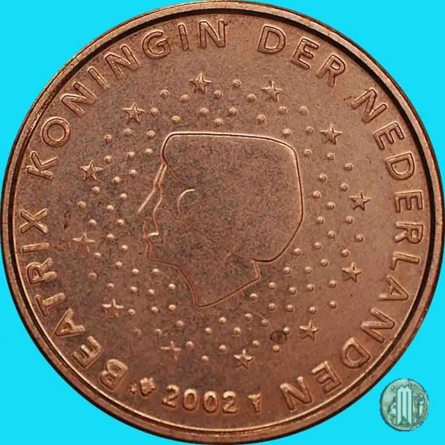 1 centesimo di Euro 2002 (Utrecht)