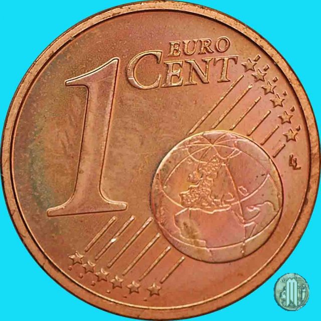 1 centesimo di Euro 2002 (Utrecht)