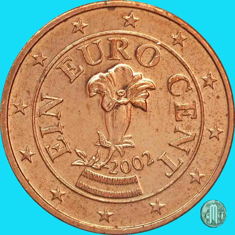 1 centesimo di Euro 2002 (Vienna)