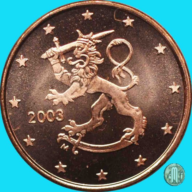 1 centesimo di Euro 2003 (Vantaa)