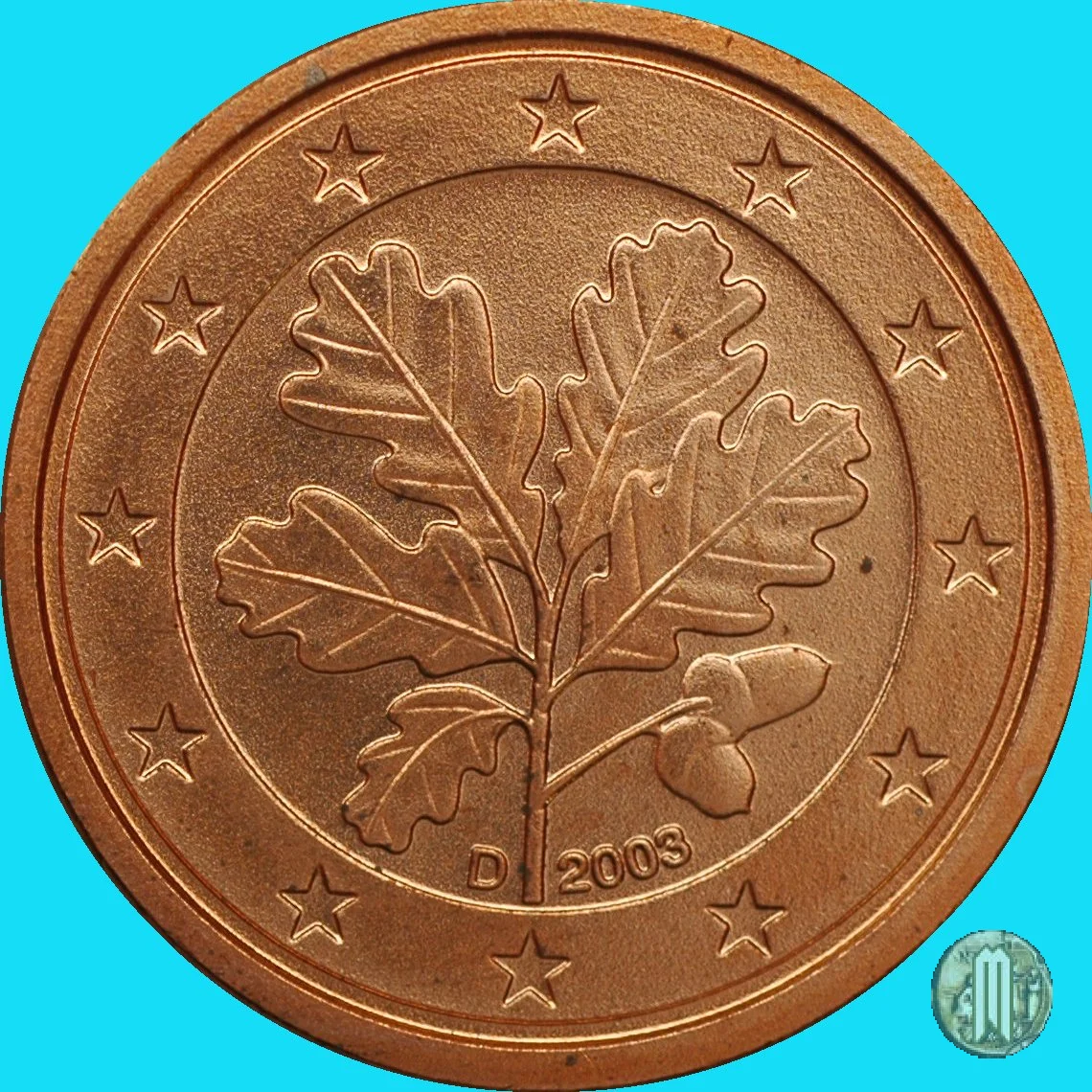 1 centesimo di Euro 2003 (Monaco)
