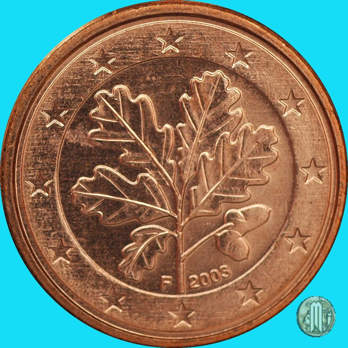 1 centesimo di Euro 2003 (Stoccarda)