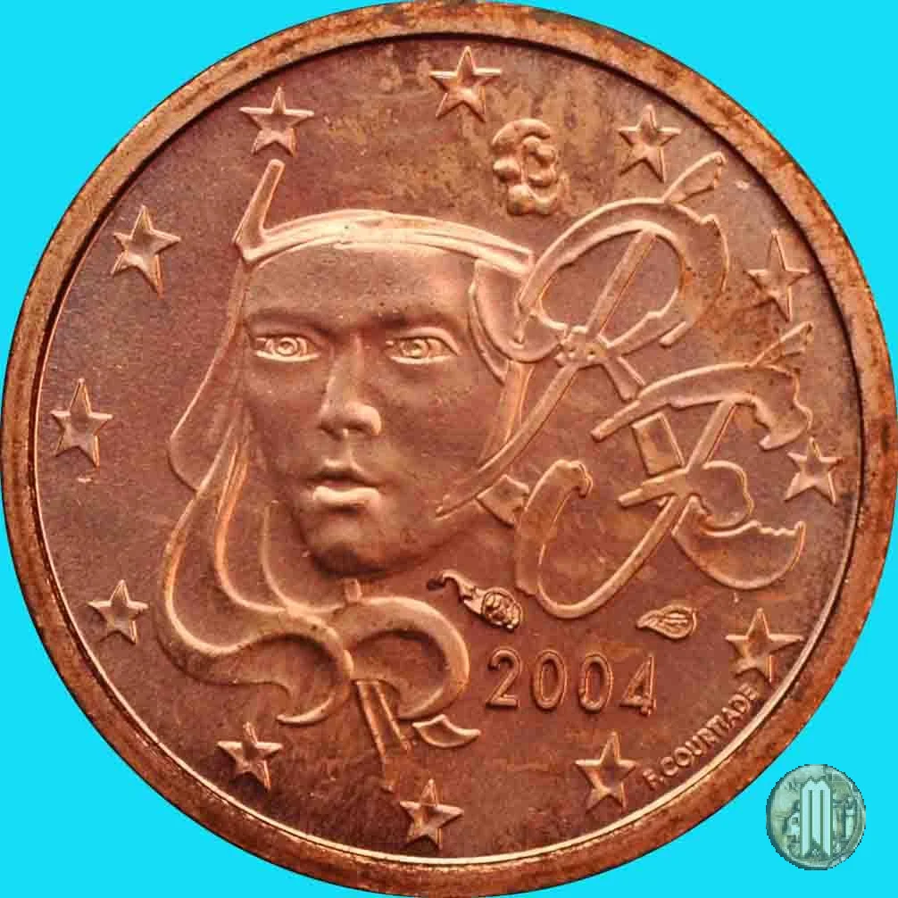 1 centesimo di Euro 2004 (Parigi)