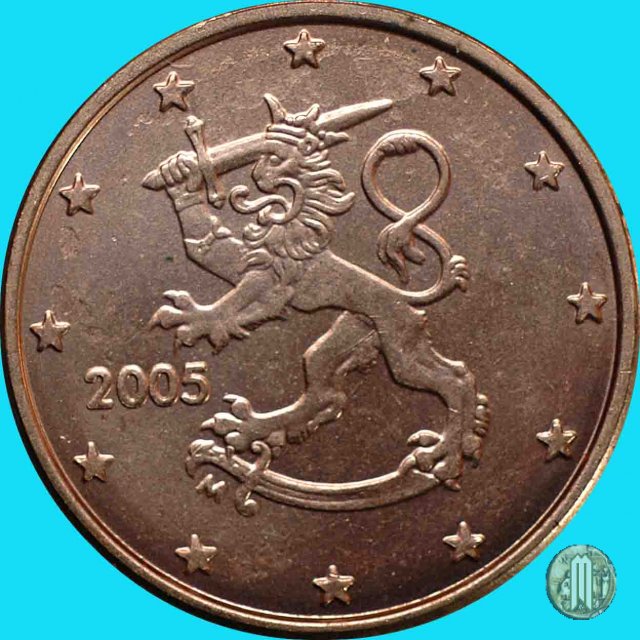 1 centesimo di Euro 2005 (Vantaa)