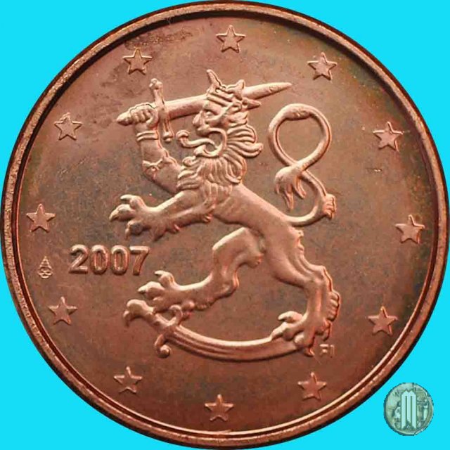 1 centesimo di Euro 2007 (Vantaa)