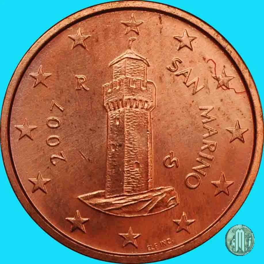 1 centesimo di Euro 2007 (Roma)