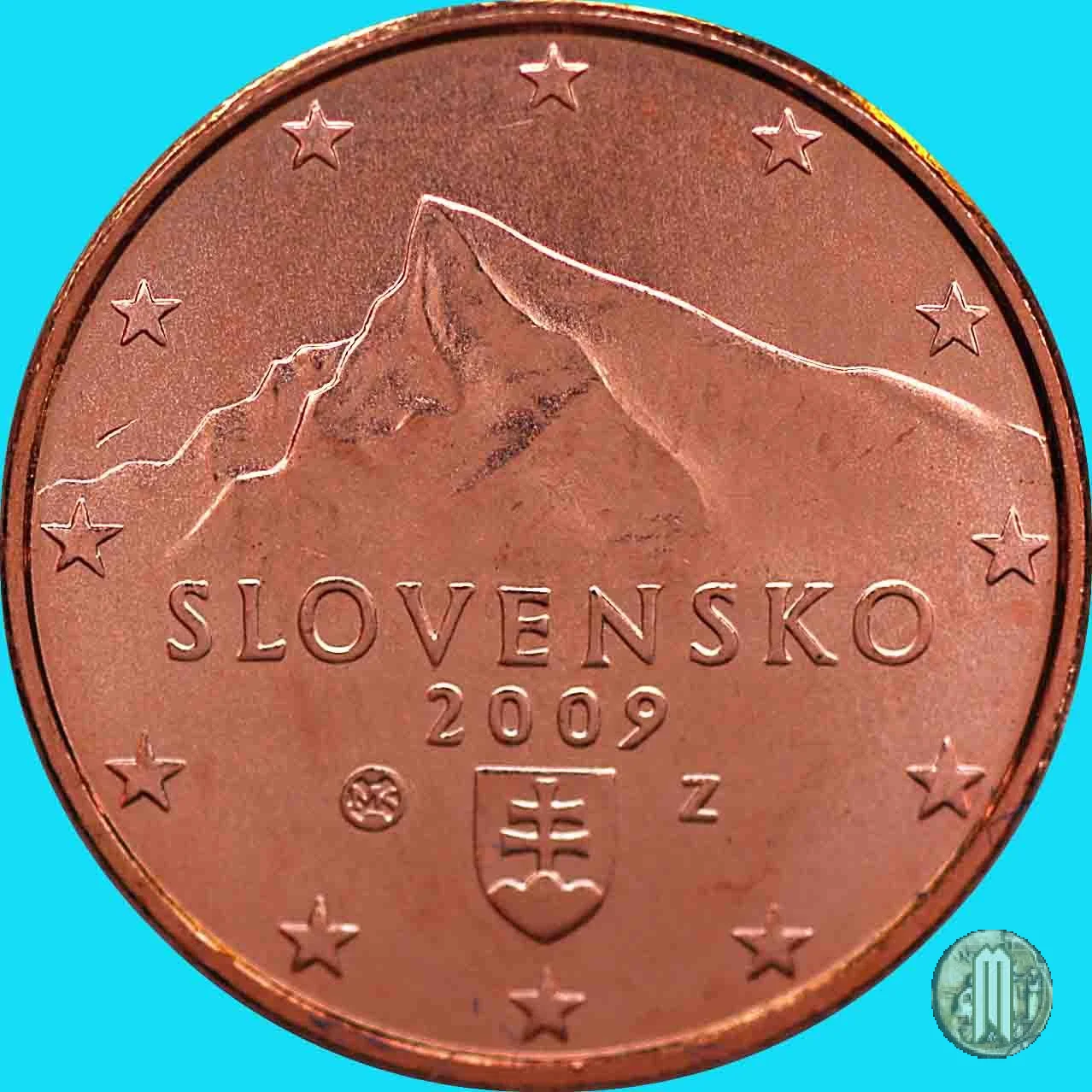 1 centesimo di Euro 2009 (Kremnica)