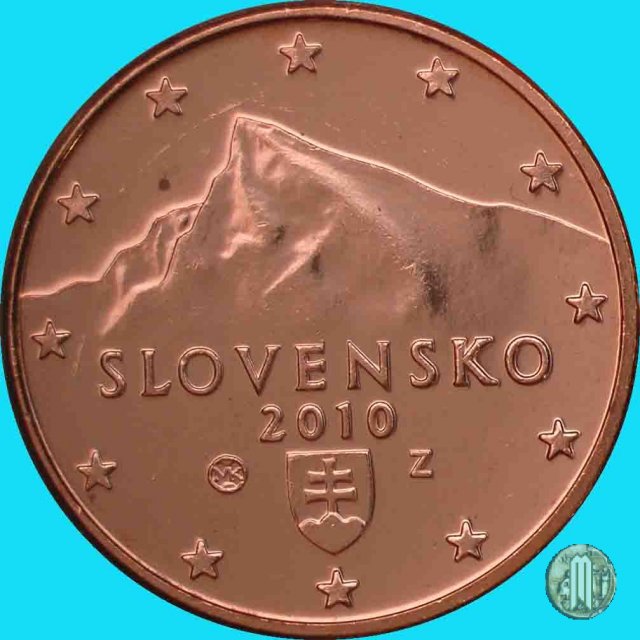 1 centesimo di Euro 2010 (Kremnica)