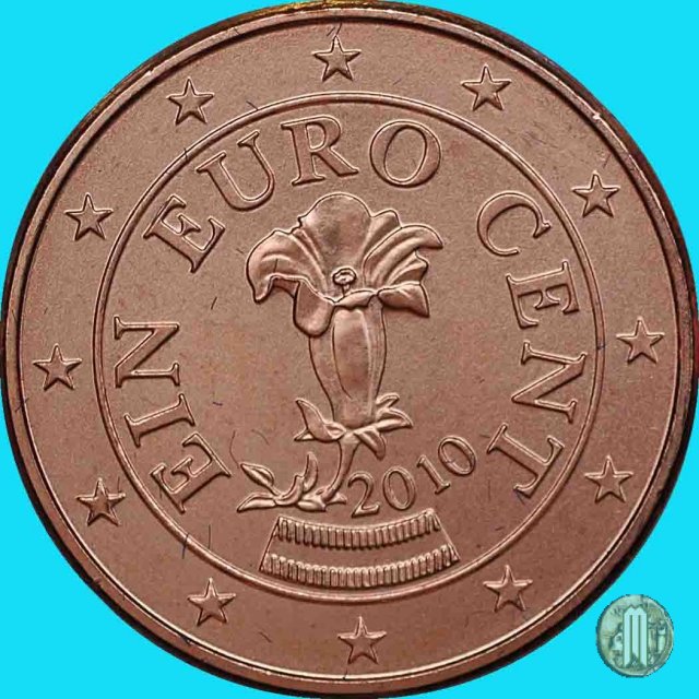 1 centesimo di Euro 2010 (Vienna)