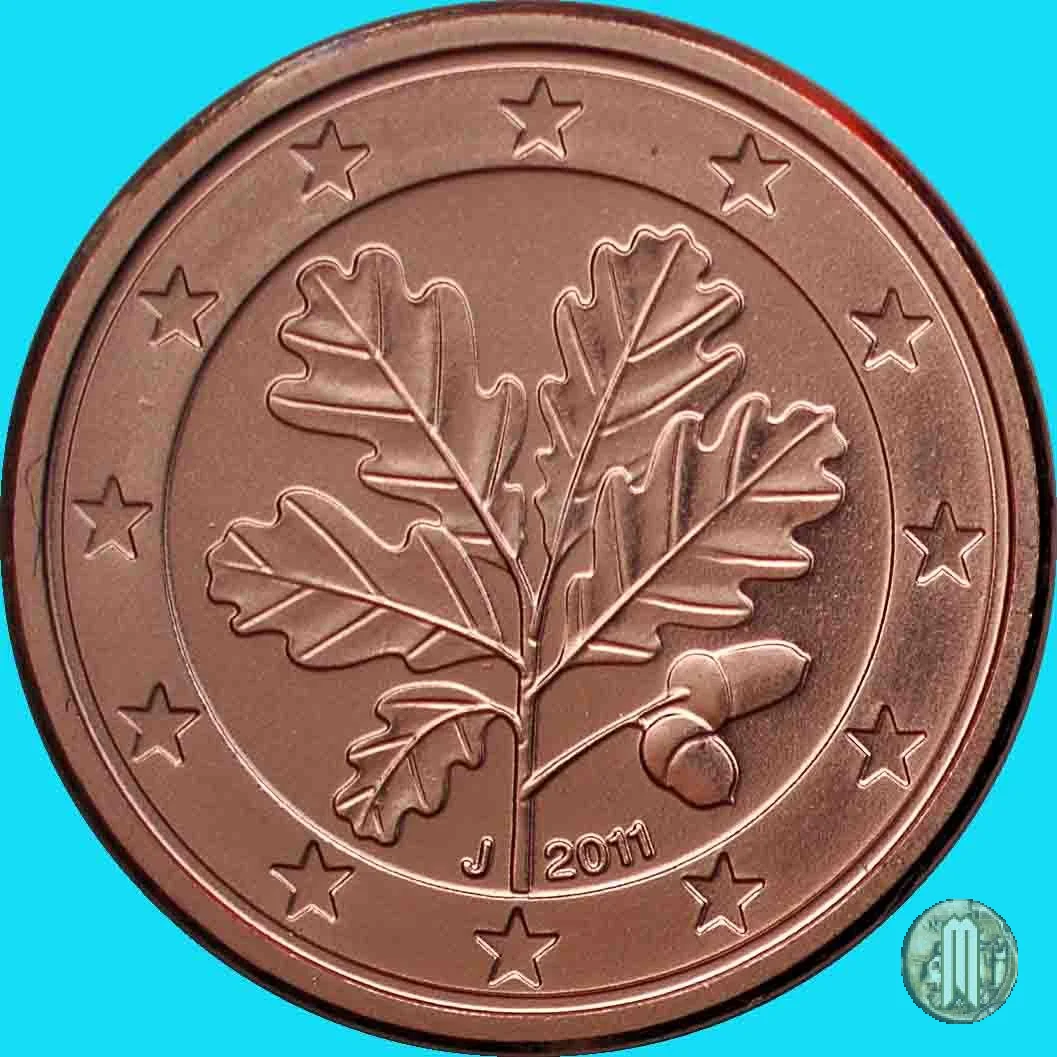 1 centesimo di Euro 2011 (Amburgo)