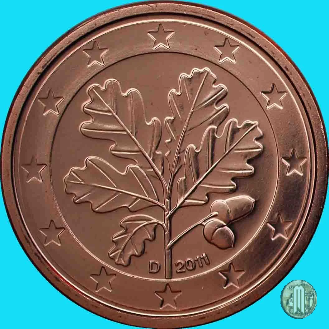 1 centesimo di Euro 2011 (Monaco)