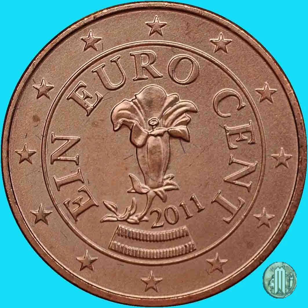 1 centesimo di Euro 2011 (Vienna)