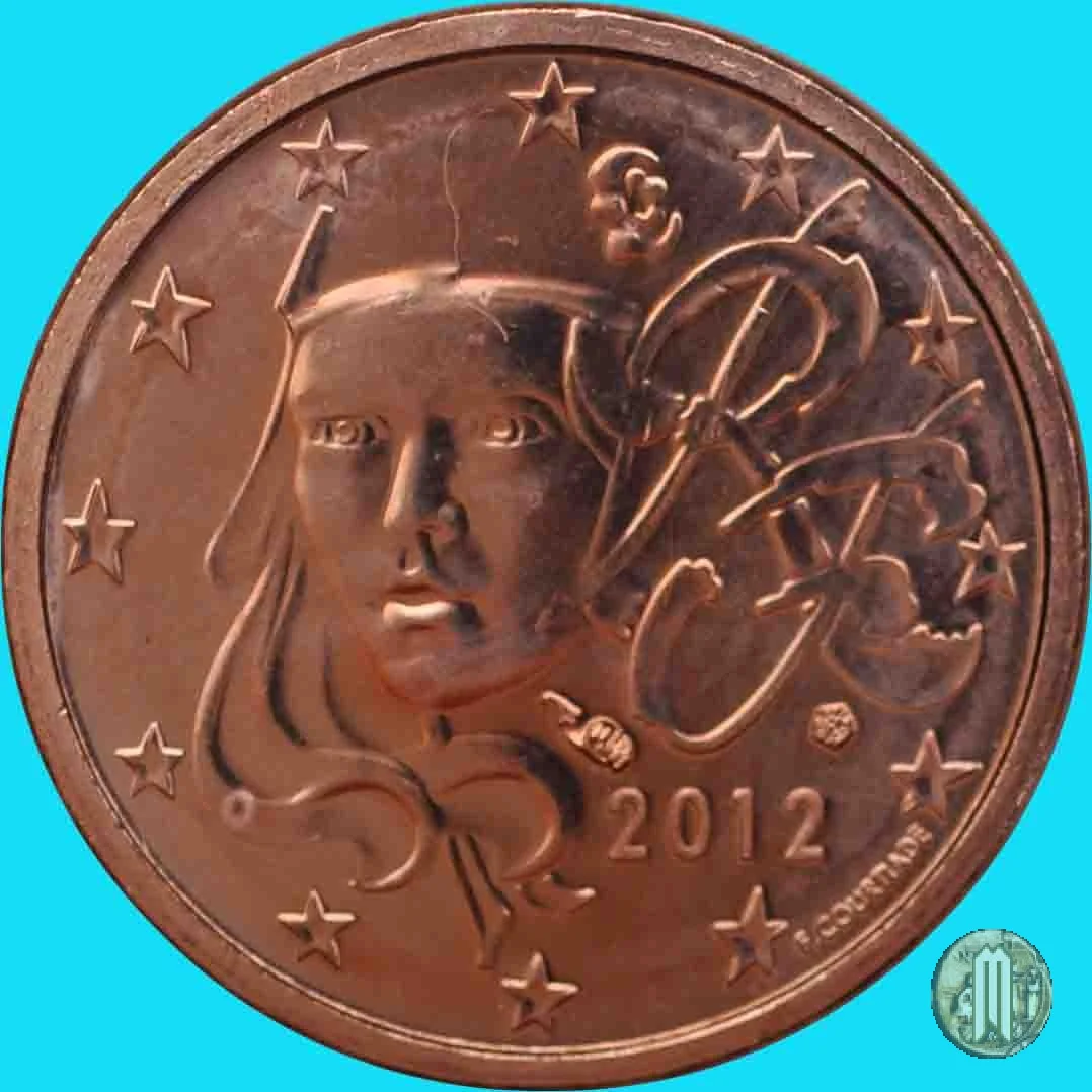 1 centesimo di Euro 2012 (Parigi)