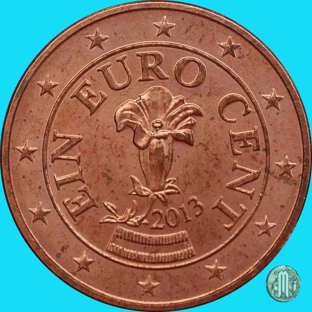 1 centesimo di Euro 2013 (Vienna)
