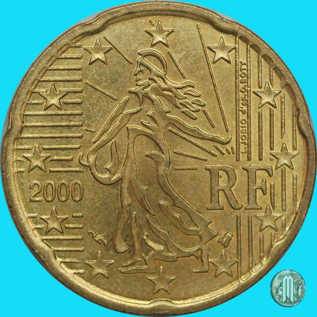 20 centesimi di Euro 2000 (Parigi)