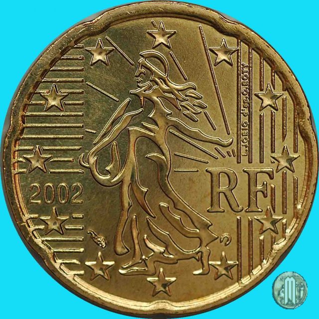 20 centesimi di Euro 2002 (Parigi)