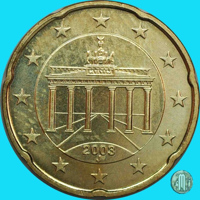 20 centesimi di Euro 2003 (Amburgo)