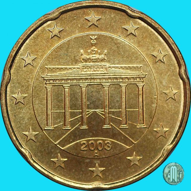 20 centesimi di Euro 2003 (Berlino)