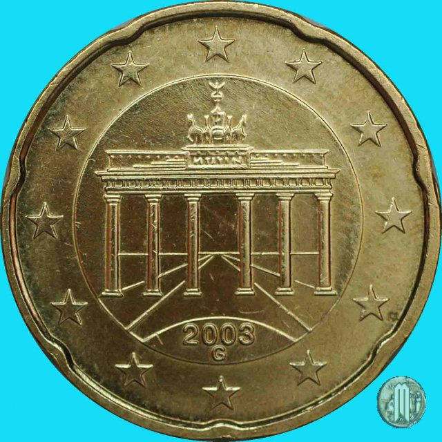 20 centesimi di Euro 2003 (Karlsruhe)