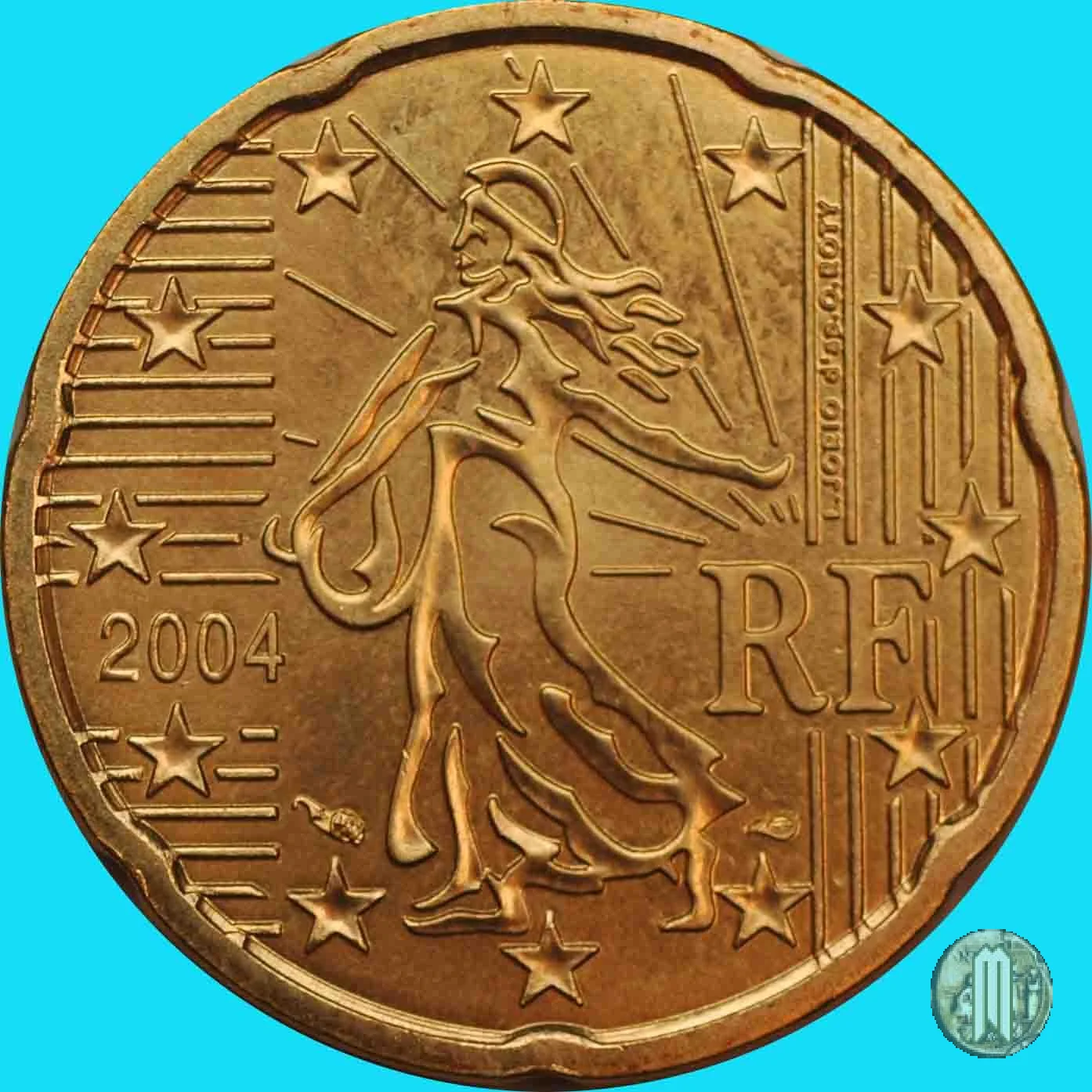 20 centesimi di Euro 2004 (Parigi)